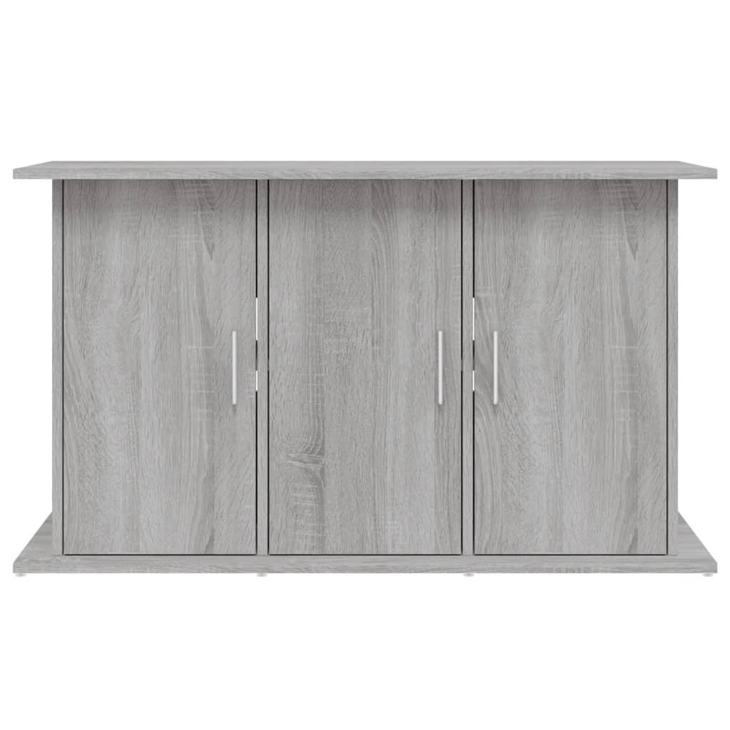 Soporte para acuario madera ingeniería gris Sonoma 101x41x58 cm