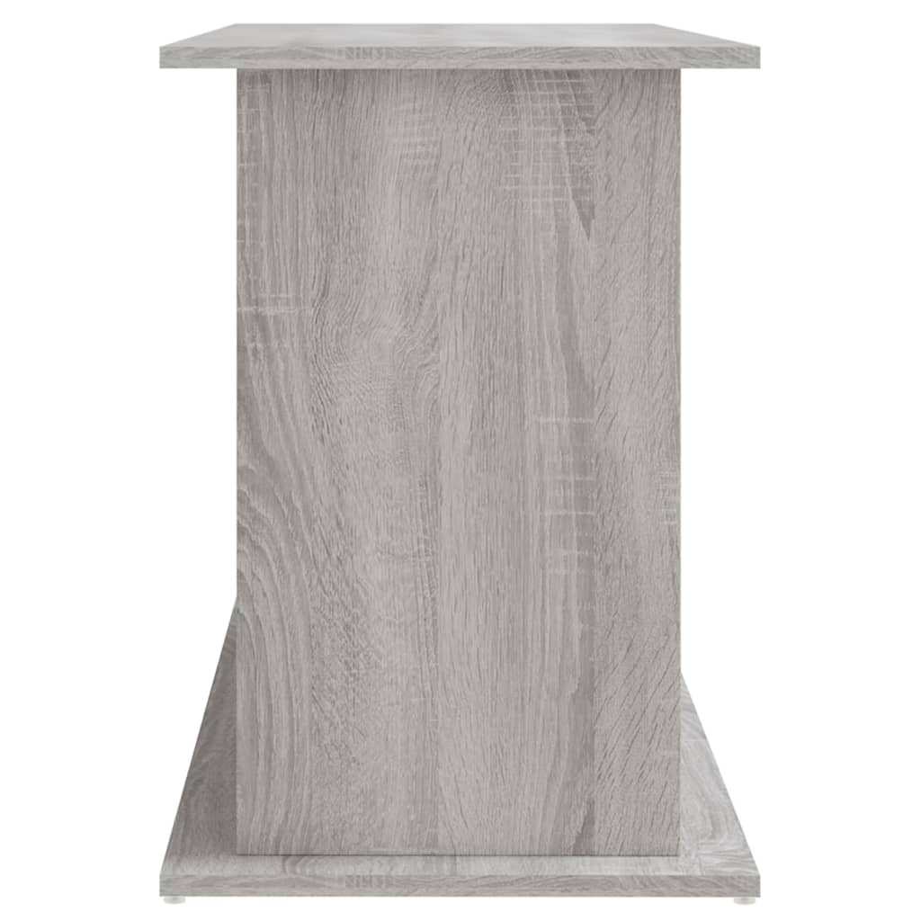 Soporte para acuario madera ingeniería gris Sonoma 101x41x58 cm
