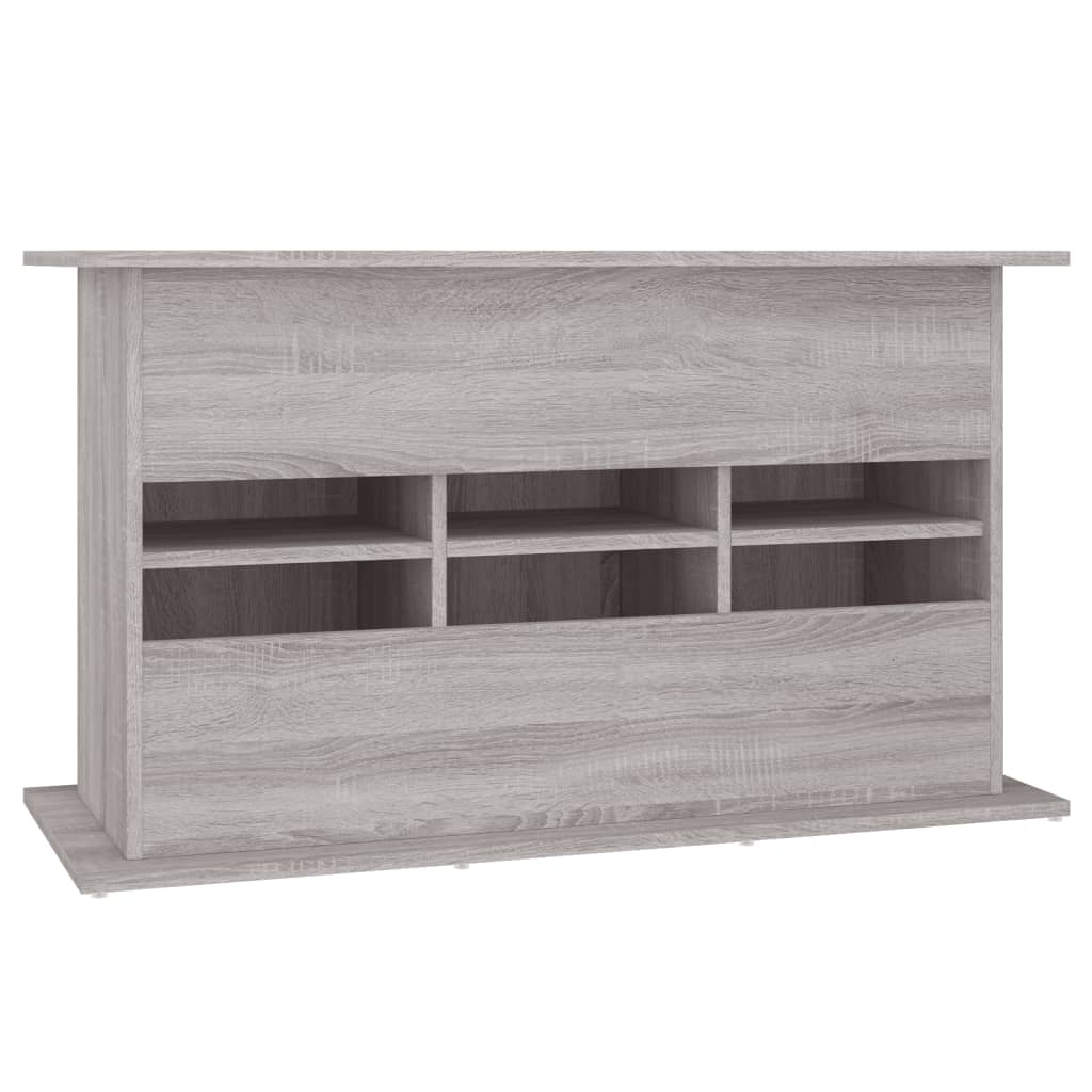 Soporte para acuario madera ingeniería gris Sonoma 101x41x58 cm