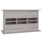 Soporte para acuario madera ingeniería gris Sonoma 101x41x58 cm