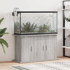 Soporte para acuario madera ingeniería gris Sonoma 101x41x58 cm