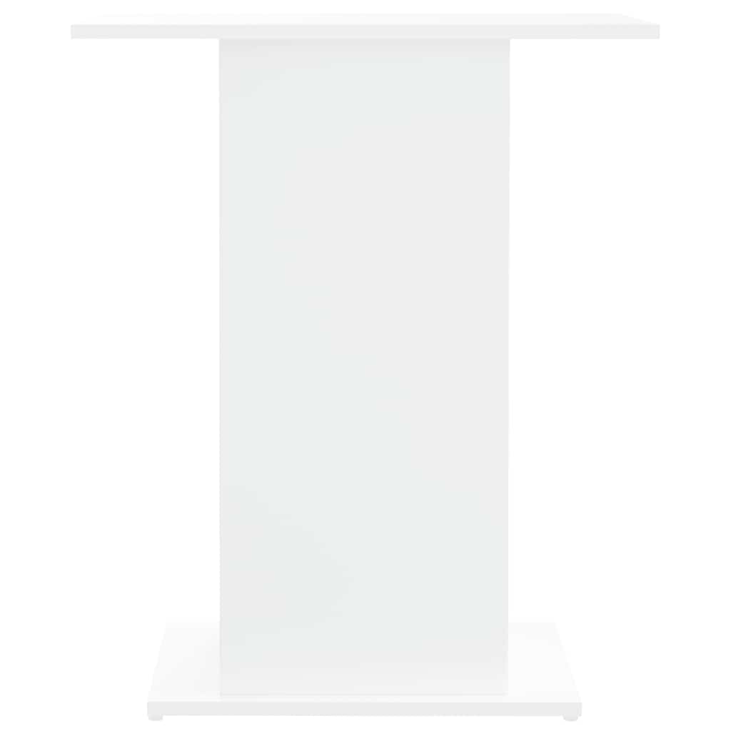 Soporte para acuario madera de ingeniería blanco 60,5x36x72,5cm