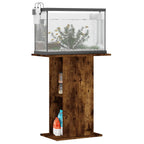 Soporte acuario madera ingeniería roble ahumado 60,5x36x72,5 cm