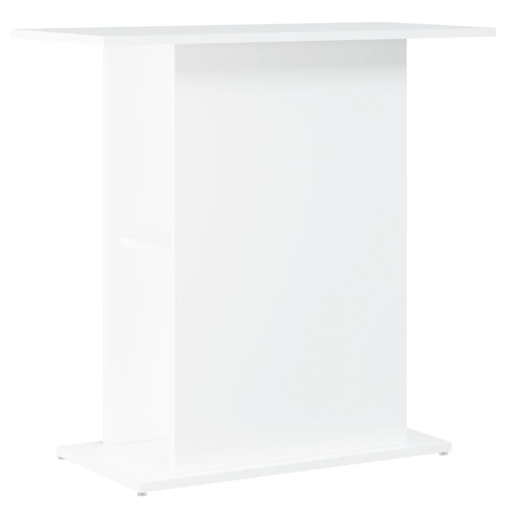 Soporte para acuario blanco 75x36x72,5 cm madera de ingeniería