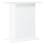 Soporte para acuario blanco 75x36x72,5 cm madera de ingeniería