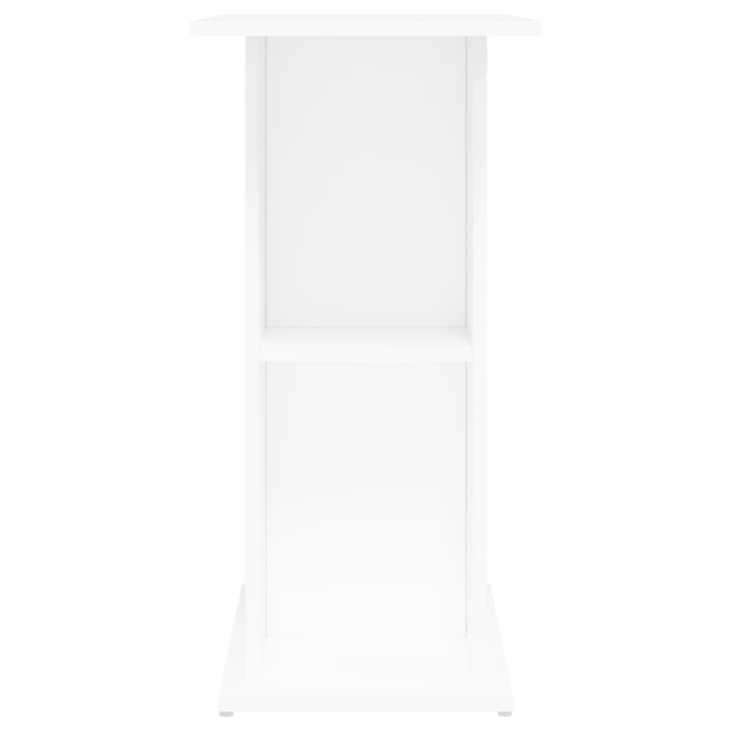 Soporte para acuario blanco 75x36x72,5 cm madera de ingeniería