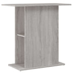Soporte de acuario madera ingeniería gris Sonoma 75x36x72,5 cm