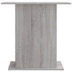 Soporte de acuario madera ingeniería gris Sonoma 75x36x72,5 cm