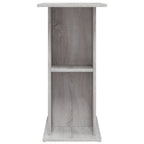 Soporte de acuario madera ingeniería gris Sonoma 75x36x72,5 cm