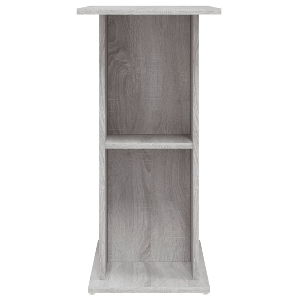 Soporte de acuario madera ingeniería gris Sonoma 75x36x72,5 cm