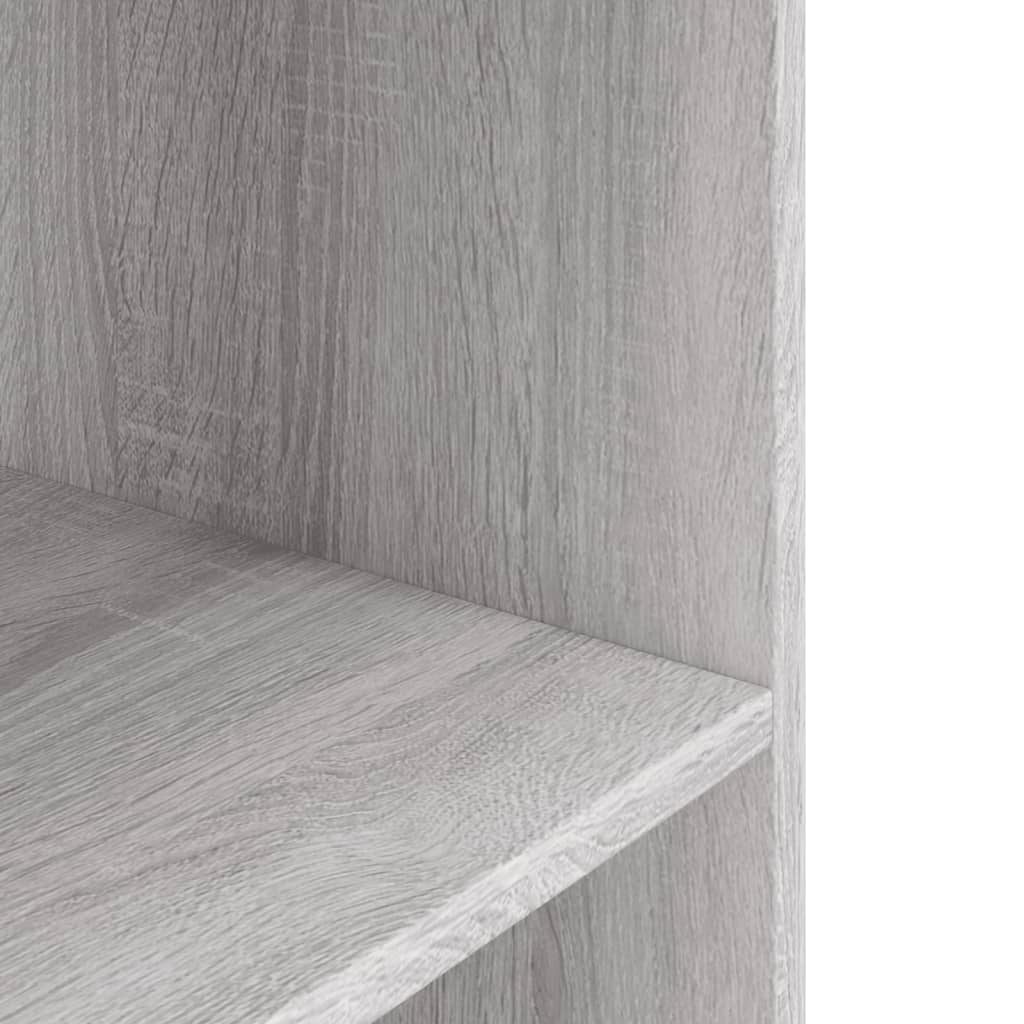Soporte de acuario madera ingeniería gris Sonoma 75x36x72,5 cm