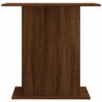 Soporte de acuario madera ingeniería marrón roble 75x36x72,5 cm
