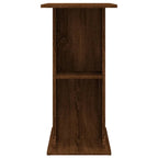 Soporte de acuario madera ingeniería marrón roble 75x36x72,5 cm