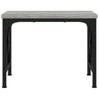 Soporte de impresora madera ingeniería gris Sonoma 40x30x31 cm