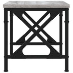 Soporte de impresora madera ingeniería gris Sonoma 40x30x31 cm