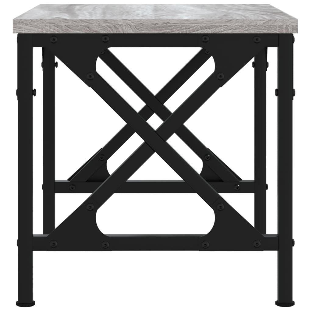 Soporte de impresora madera ingeniería gris Sonoma 40x30x31 cm