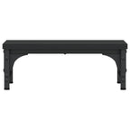 Soporte para pantalla madera de ingeniería negro 37x23x14 cm