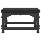 Soporte para pantalla madera de ingeniería negro 37x23x14 cm
