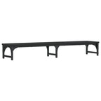 Soporte de pantalla madera de ingeniería negro 105x23x15,5 cm