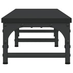 Soporte de pantalla madera de ingeniería negro 105x23x15,5 cm