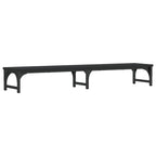 Soporte de pantalla madera de ingeniería negro 105x23x15,5 cm