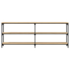 Mesa consola roble Sonoma 200x29x75 cm madera de ingeniería