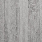 Aparador alto madera contrachapada gris Sonoma 62x32x106,5 cm