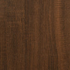 Aparador alto madera de ingeniería marrón roble 62x32x103,5 cm