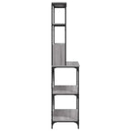 Estantería cocina 6 niveles madera gris Sonoma 90x40x180 cm