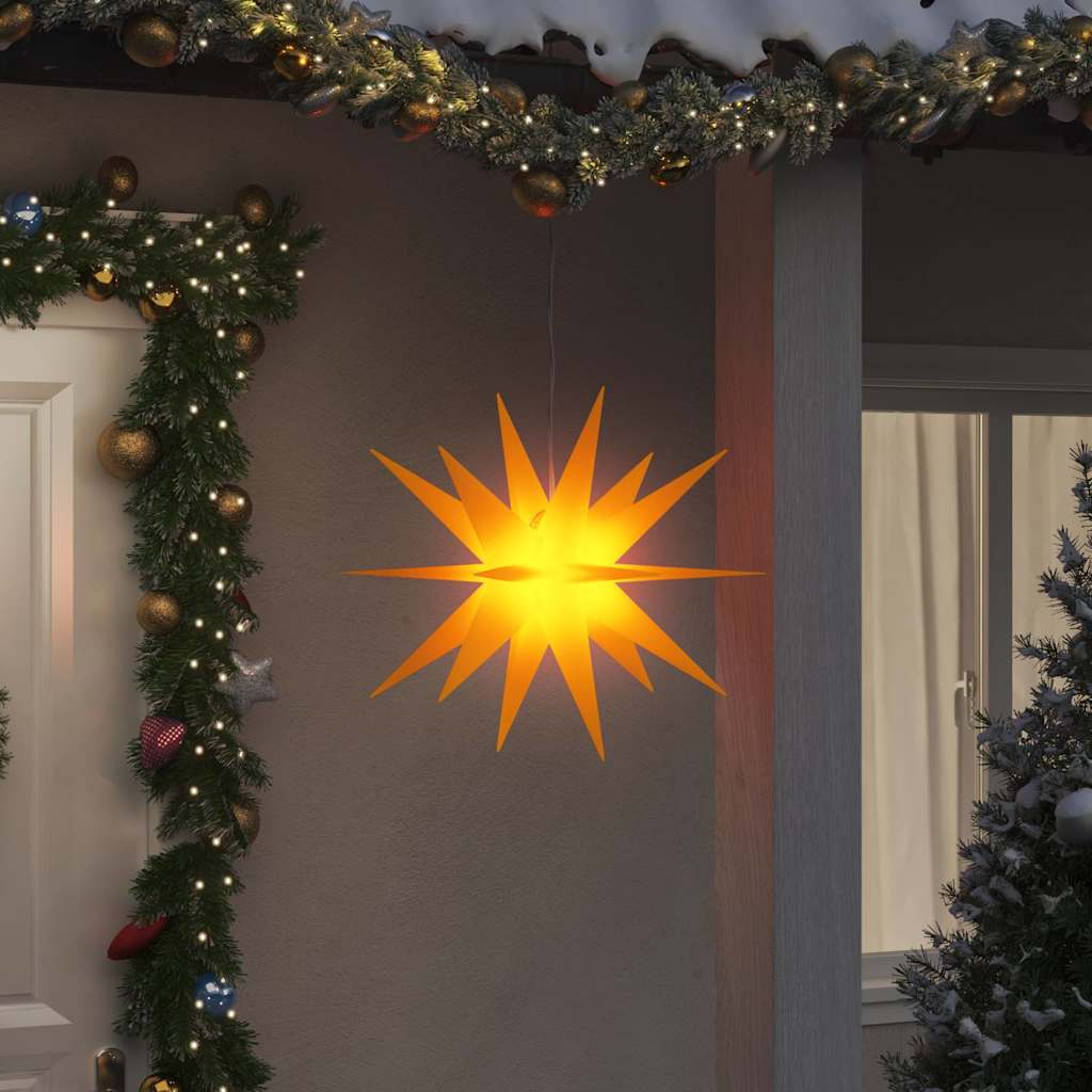 Lámpara de Navidad 10 LEDs amarillo 10 cm