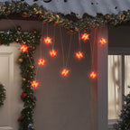Lámpara de Navidad 10 LEDs amarillo 10 cm