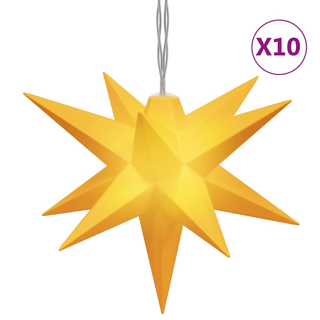 Lámpara de Navidad 10 LEDs amarillo 10 cm