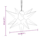 Lámpara de Navidad 10 LEDs amarillo 10 cm