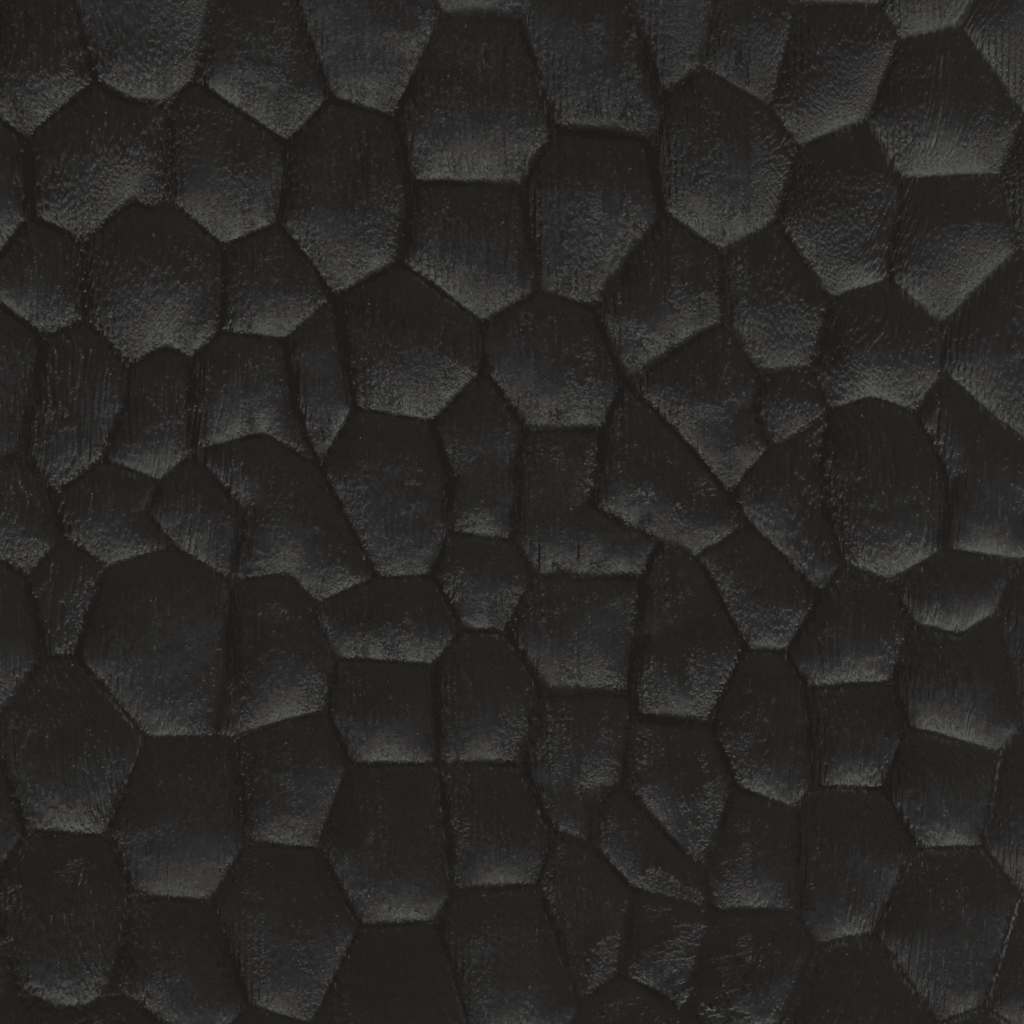 Mueble de baño de madera maciza de mango negro 38x33x160 cm