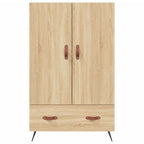 Aparador alto madera de ingeniería roble Sonoma 69,5x31x115 cm
