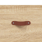 Aparador alto madera de ingeniería roble Sonoma 69,5x31x115 cm