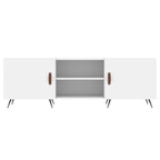 Mueble para TV madera de ingeniería blanco 150x30x50 cm