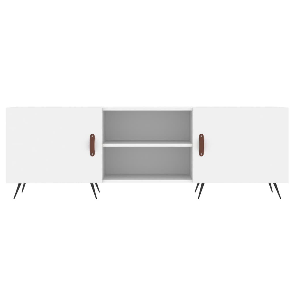 Mueble para TV madera de ingeniería blanco 150x30x50 cm