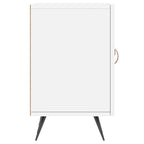 Mueble para TV madera de ingeniería blanco 150x30x50 cm