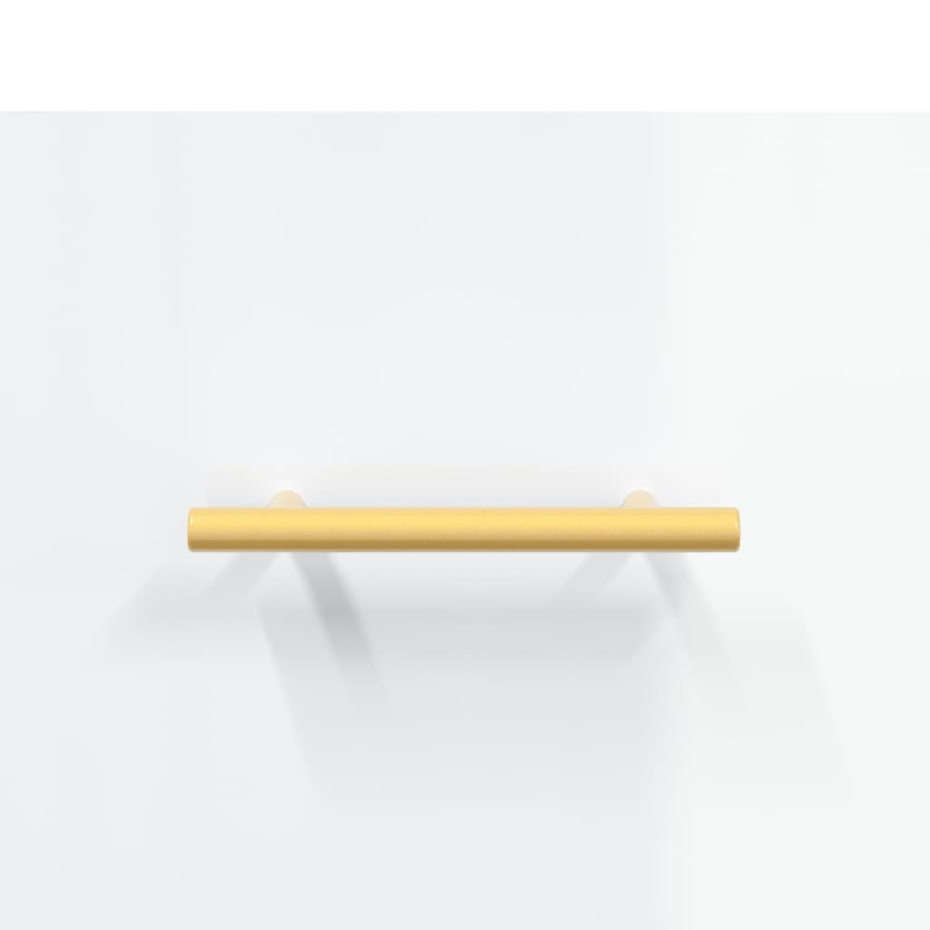 Zapatero madera contrachapada blanco brillo 30x35x105 cm