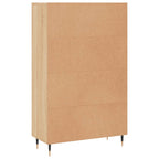Aparador alto madera de ingeniería roble Sonoma 69,5x31x115 cm