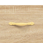 Aparador alto madera de ingeniería roble Sonoma 69,5x31x115 cm