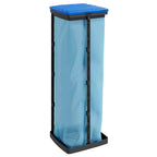 Soportes para bolsas de basura 2 uds PP negro y azul 120 L