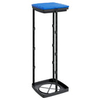 Soportes para bolsas de basura 2 uds PP negro y azul 120 L