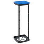 Soportes para bolsas de basura 2 uds PP negro y azul 120 L