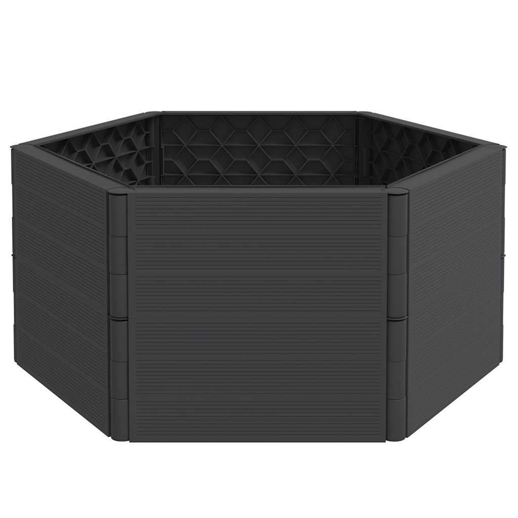 Jardinera PP gris antracita