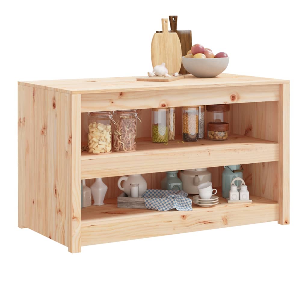 Mueble de cocina de exterior MEPPEL madera maciza de pino 106x55x64 cm