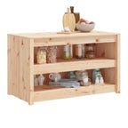 Mueble de cocina de exterior MEPPEL madera maciza de pino 106x55x64 cm