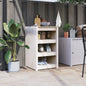 MEPPEL Outdoor solid pine wood kitchen cabinet 106x55x64 cm
