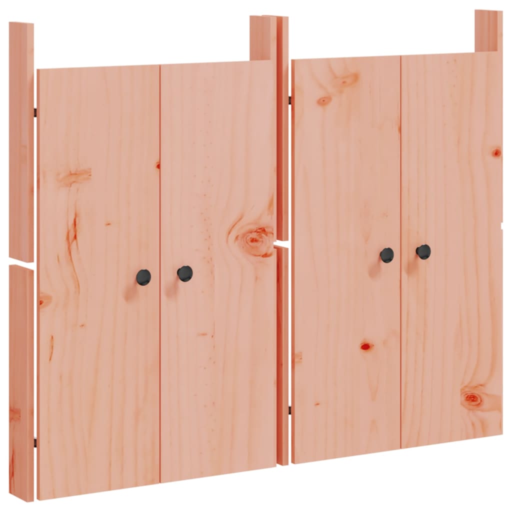 Puertas cocina exterior MEPPEL 2 uds madera maciza Douglas 50x9x82 cm